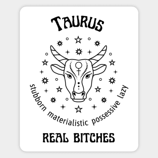 Funny Zodiac - Taurus Magnet